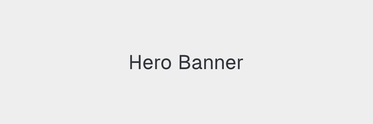 Hero Banner